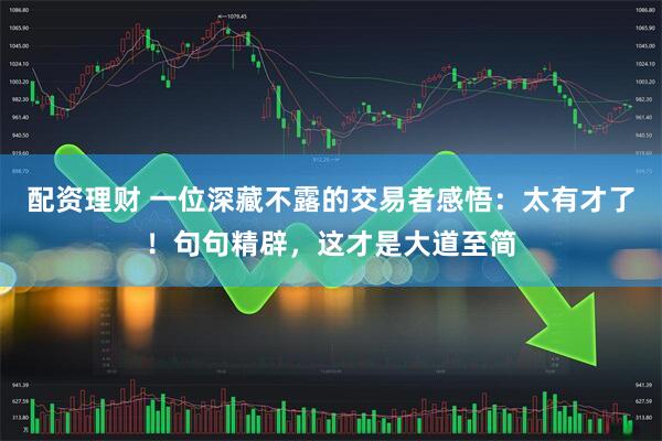 配资理财 一位深藏不露的交易者感悟：太有才了！句句精辟，这才是大道至简