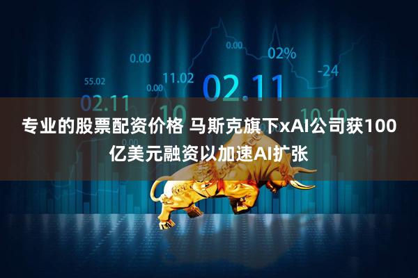 专业的股票配资价格 马斯克旗下xAI公司获100亿美元融资以加速AI扩张
