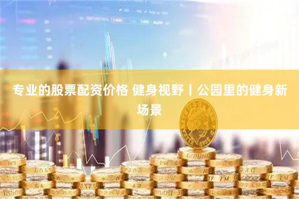 专业的股票配资价格 健身视野丨公园里的健身新场景